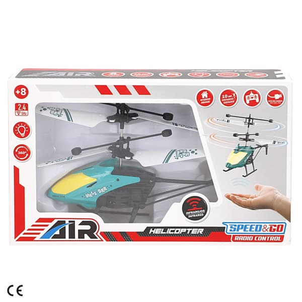 Helikopter med Fjernbetjening Colorbaby (6 enheder)