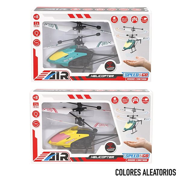 Helikopter med Fjernbetjening Colorbaby (6 enheder)