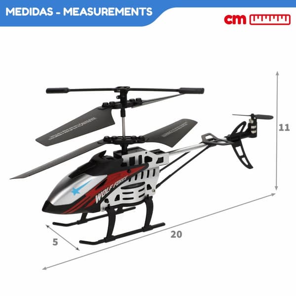 Fjärrkontroll Helikopter Colorbaby (2 antal)
