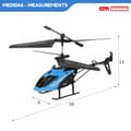 Miniatyrbild 11 av 11: Fjärrkontroll Helikopter Colorbaby (4 antal)