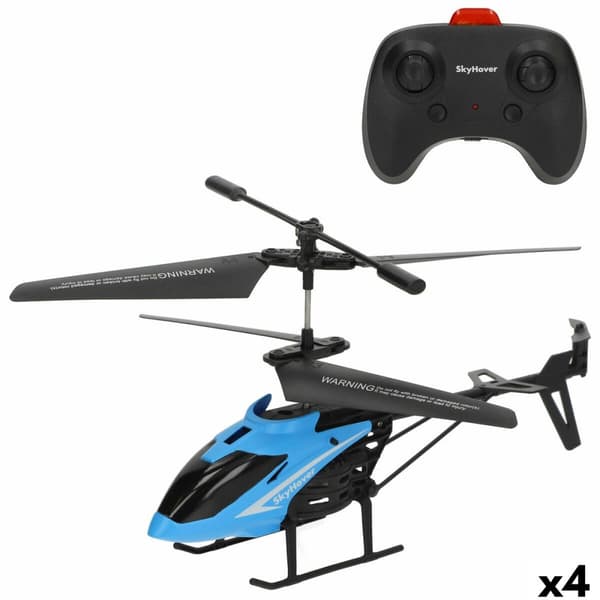 Helikopter med Fjernbetjening Colorbaby (4 enheder)