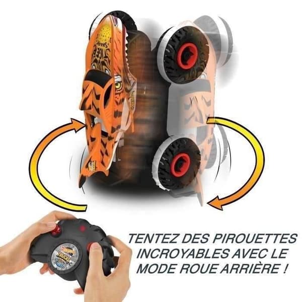 Hot Wheels®-Monster Trucks-The Unstoppable Tiger Shark-RC Fordon HGV87