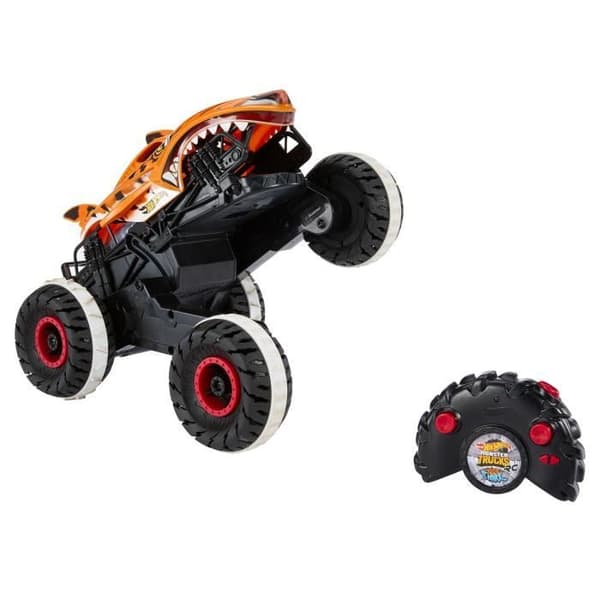 Hot Wheels®-Monster Trucks-The Unstoppable Tiger Shark-RC Fordon HGV87