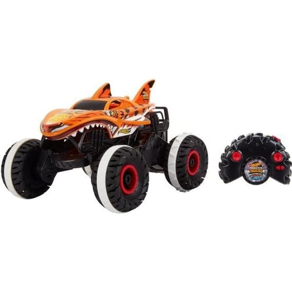 Hot Wheels®-Monster Trucks-The Unstoppable Tiger Shark-RC Fordon HGV87