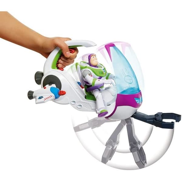 Buzz Lightyear och hans prospekteringsskepp GRG28 box set - Disney Pixar - 3 spellägen