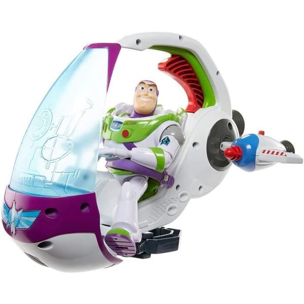 Buzz Lightyear och hans prospekteringsskepp GRG28 box set - Disney Pixar - 3 spellägen
