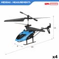 Miniatyrbild 4 av 11: Fjärrkontroll Helikopter Colorbaby (4 antal)