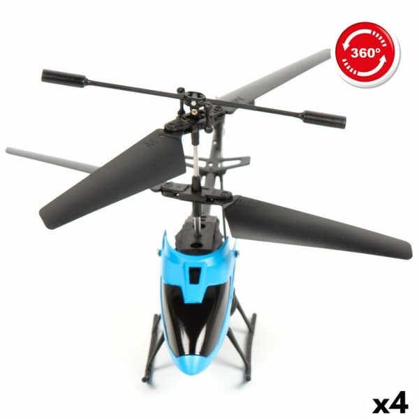 Fjärrkontroll Helikopter Colorbaby (4 antal)