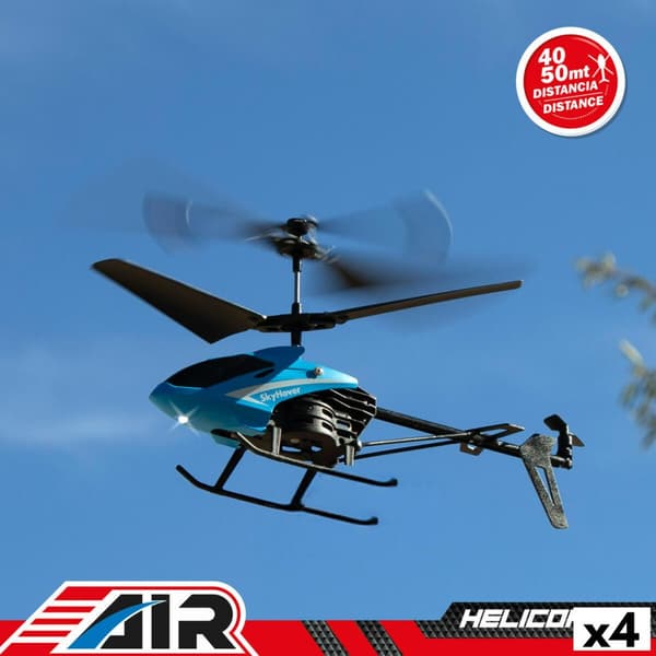 Fjärrkontroll Helikopter Colorbaby (4 antal)