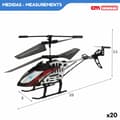 Miniatyrbillede 4 af 11: Helikopter med Fjernbetjening Colorbaby (2 enheder)