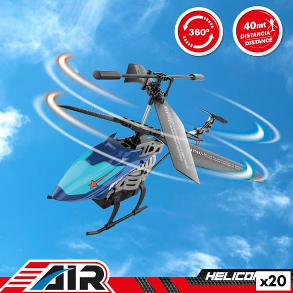 Helikopter med Fjernbetjening Colorbaby (2 enheder)