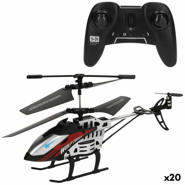 Helikopter med Fjernbetjening Colorbaby (2 enheder)