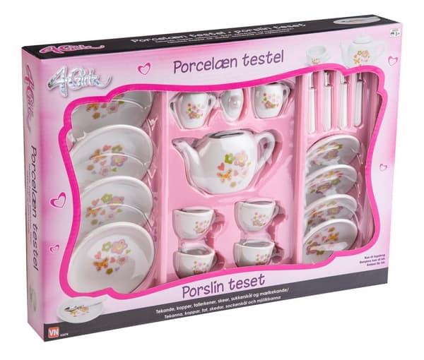 4-Girlz Teset i Porslin