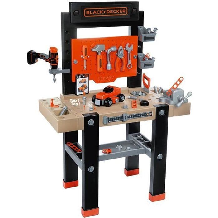 SMOBY Black & Decker Bricolo Center Workbench +92 Acs