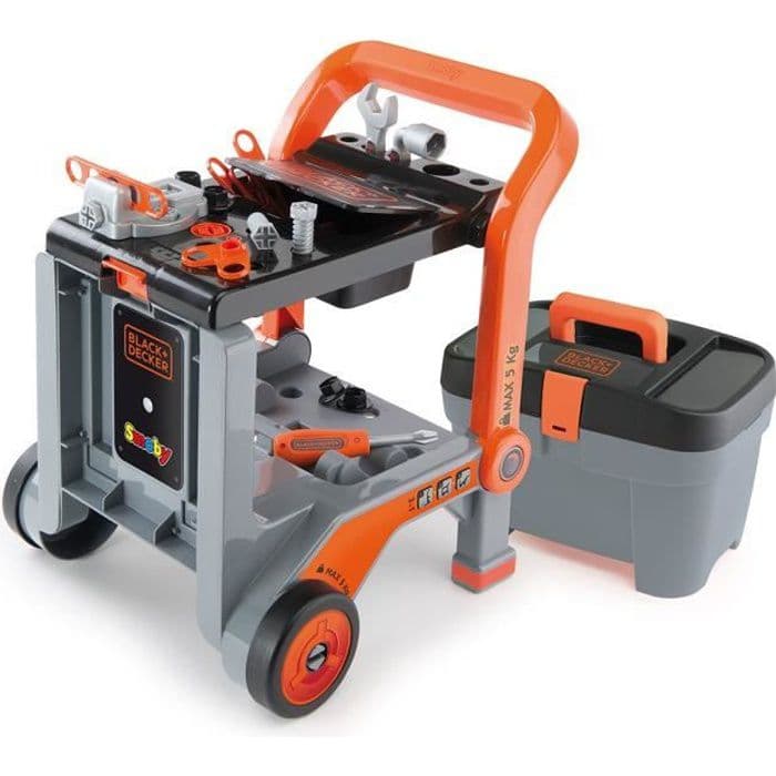 SMOBY Black & Decker Devil + Box + 19 Acs