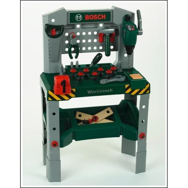 8637 Imitationsspel - Sound Workbench med borrpress och tillbehör - Bosch justerbar höjd (leksak)