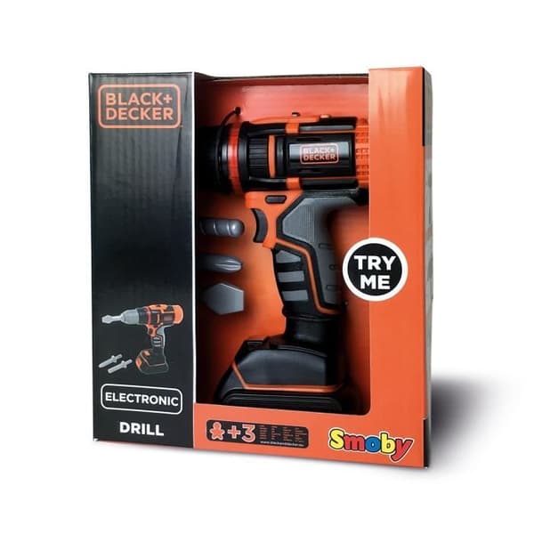 BLACK & DECKER Elektrisk borr - SMOBY