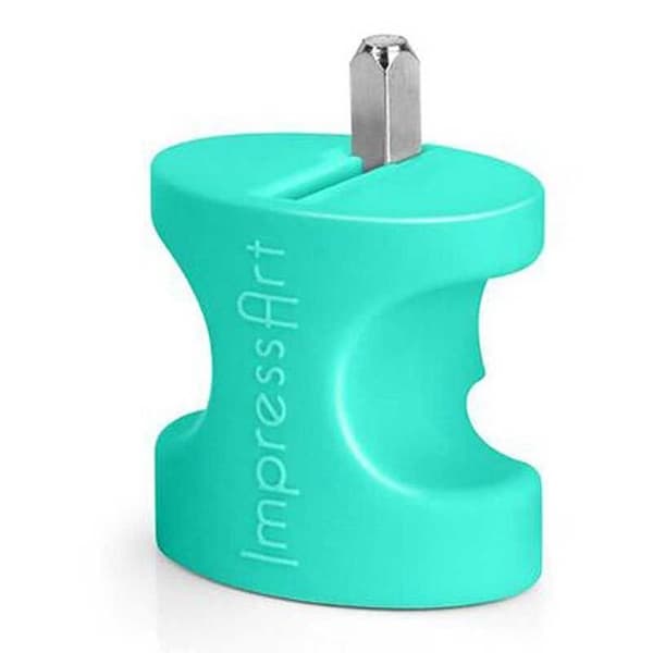 Hållare för blå pennstämplar - IMPRESSART - 1 x 3 mm - Plast - Barn