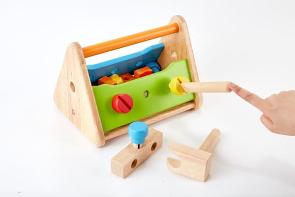 Pintoy Verktygslåda till barn m/tillbehör av trä
