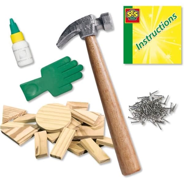 Snickeri verkstad - SES CREATIVE - Komplett kit - Träleksaker