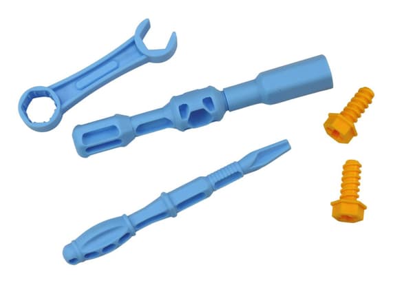 Værkstedsmotor Lastbil adskillelse DIY Kit Blå