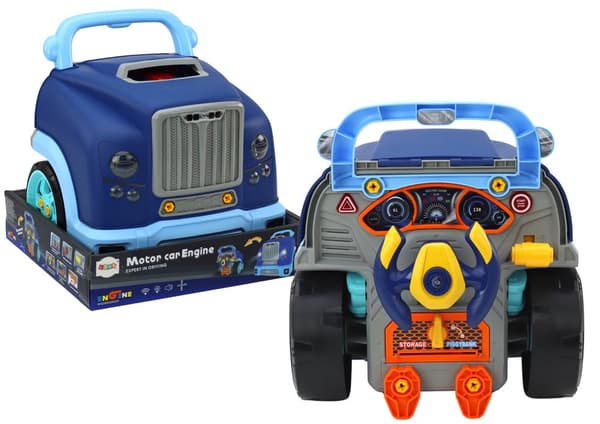 Værkstedsmotor Lastbil adskillelse DIY Kit Blå