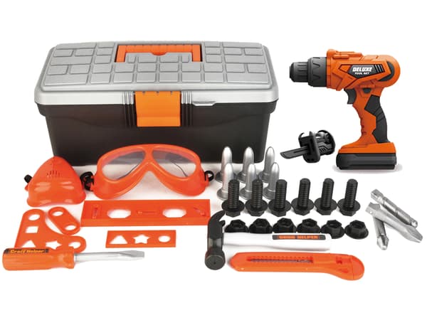 DIY Kit -työkalulaatikko akkukäyttöinen porakone