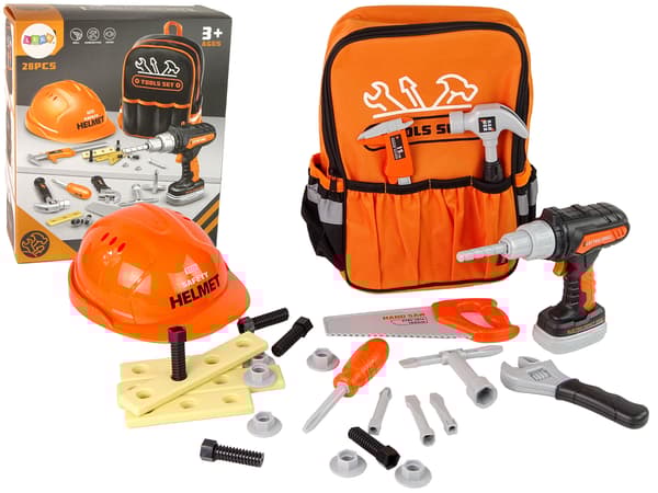 Tinker Kit i Rygsæk Hjelm Tools Orange