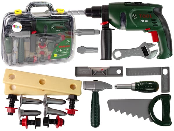 DIY Kit i en kuffert Batteridrevet borehammer