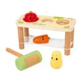 Miniatyrbild 1 av 6: Taptap Farm Grönsaker - Barns tidig inlärningsleksak - 3 Grönsaker från trädgården + 1 Mallet - FSC Wood - Från 12 månader