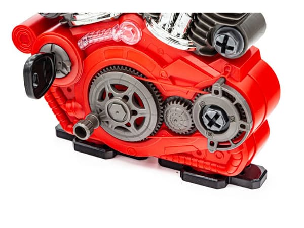 Tinker's Toy Spinning Engine