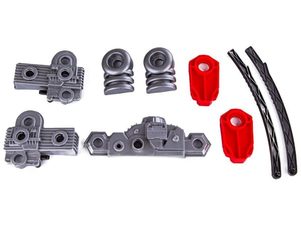 Mekaniker Set, Bil Auto Motor Demontering, Verkstad 61 Elements, Lastbil, Röd Lastbil