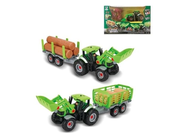 TRAKTOR MED TRAILER För Demontering, TRAKTOR Skruvmejsel 52 EL.