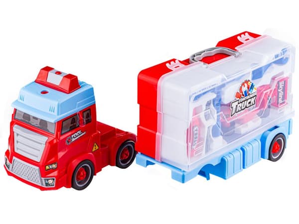 2,4 GHz RC Truck + Formula Racer, purkamis- ja kokoamissarja, tarvikkeet + työkalut