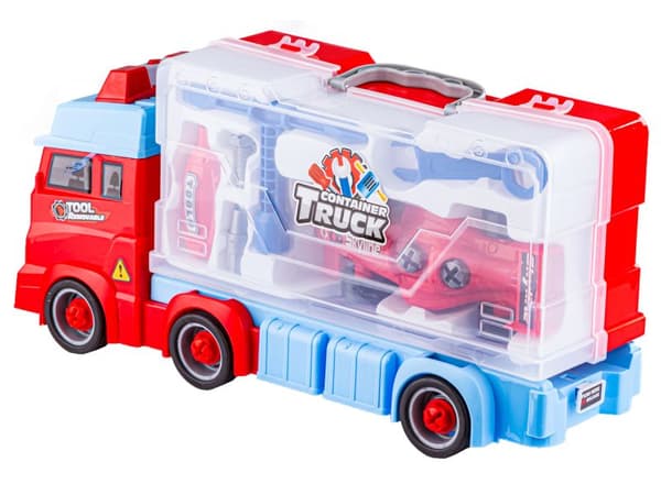 2,4 GHz RC Truck + Formula Racer, purkamis- ja kokoamissarja, tarvikkeet + työkalut