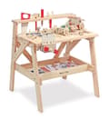 Miniatyrbild 1 av 4: Träprojektarbetsbänk - MELISSA &amp; DOUG - Pojke och flicka - Från 3 år