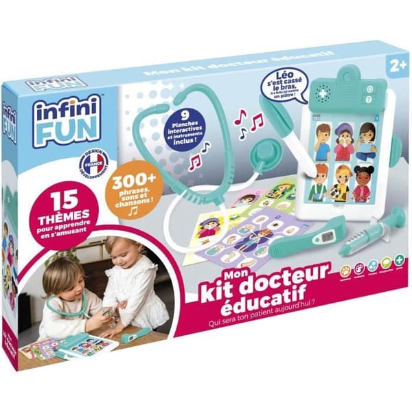 Doctor Kit - KD - My Educational Doctor Kit - Mer än 300 meningar och 15 pedagogiska teman för 2-åringar