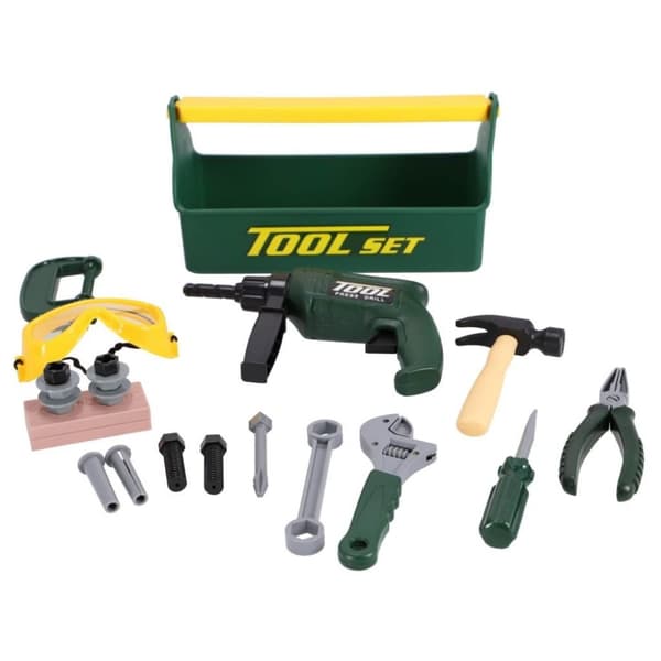 Toy Tool Set Grön/Gul