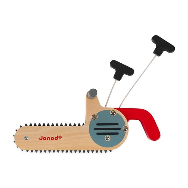 Brico'kids motorsåg - DIY imitation träleksak - JANOD - Från 3 år - Blandat - Inomhus - Beige