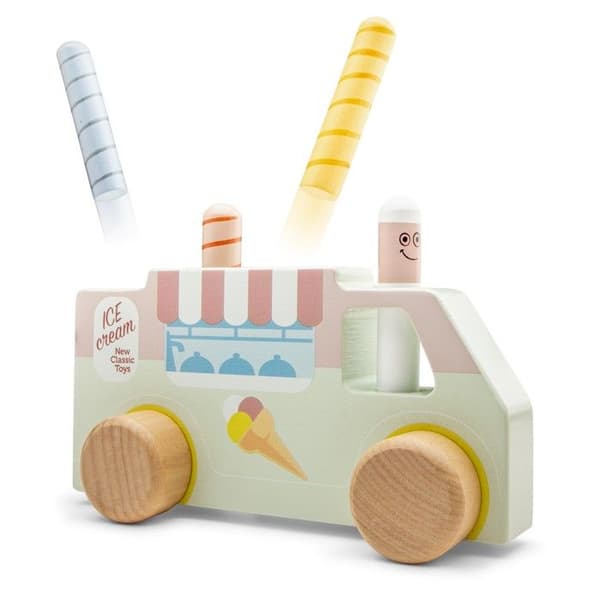 Glassbil - New Classic Toys - Pop-up - Träleksak - 24 månader och uppåt - Utveckling och finmotorik