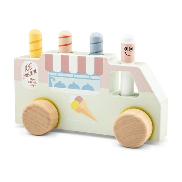Glassbil - New Classic Toys - Pop-up - Träleksak - 24 månader och uppåt - Utveckling och finmotorik