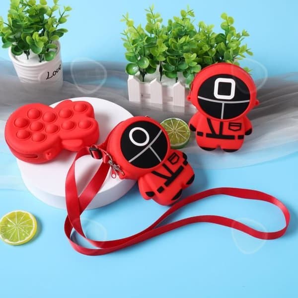 CONFO® Squid Spelleksaker Squid Game Masker Kontor Utbildningsleksaker Squid Game Samma stil Fyrkantig stil Leksaker för