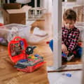Miniatyrbild 3 av 4: TD® Kids Craft Tool Set - 2-6 år gamla pojkar rollspel - 19st färgglada Craft Tool Kit