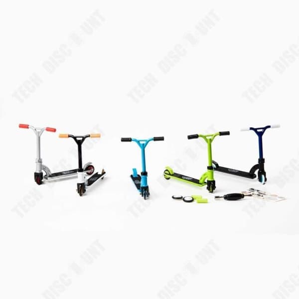 Finger Scooter - Grepp &amp; Tricks - Pack1 - 10 bitar - Orange - PVC och metall