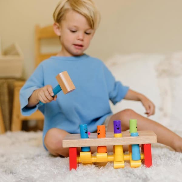 Lyx hammarbänk - MELISSA & DOUG - För 2 år gammal baby - Första ålderns leksak