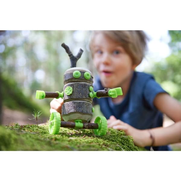 Connectors Kit - HABA - Terra Kids - Byggspel - Barn - Brun och grön