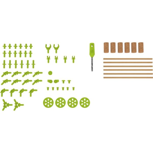 Connectors Kit - HABA - Terra Kids - Byggspel - Barn - Brun och grön