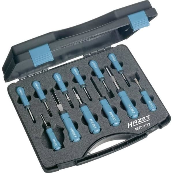 Upplåsningsverktyg - HAZET - 4670-1-12 - Metall - 1,2 kg - 12 delar - Interiör - Vuxen - Unisex