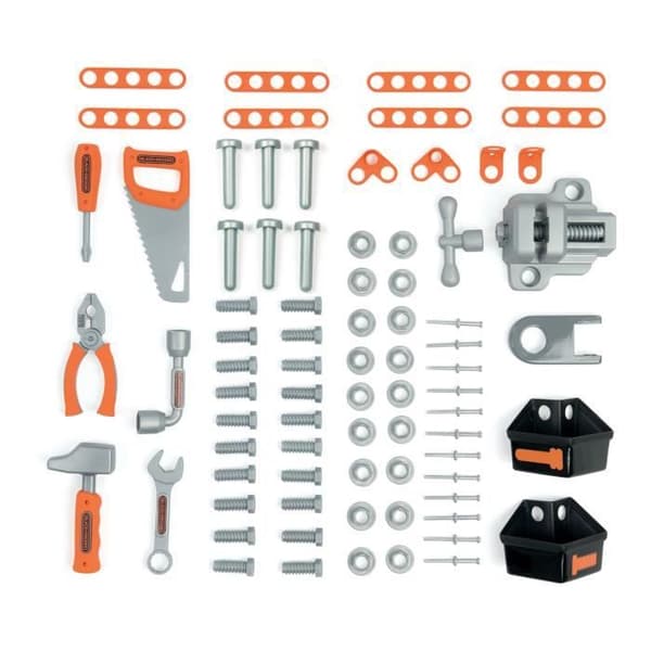 Smoby Black+Decker Bricolo One arbetsbänk för barn - Vit - 3 år och uppåt