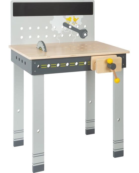 Small Foot workshop Miniwob junior 50 x 72 cm trägrå